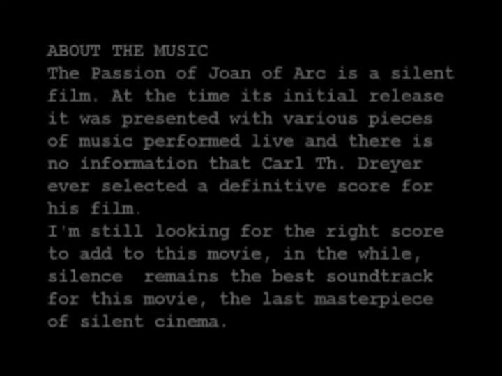 Extrait vidéo du film  La Passion de Jeanne d Arc
