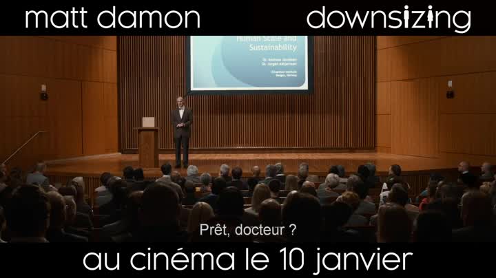 Un extrait du film  Downsizing