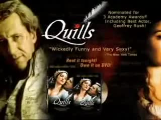 Un extrait du film  Quills - la plume et le sang