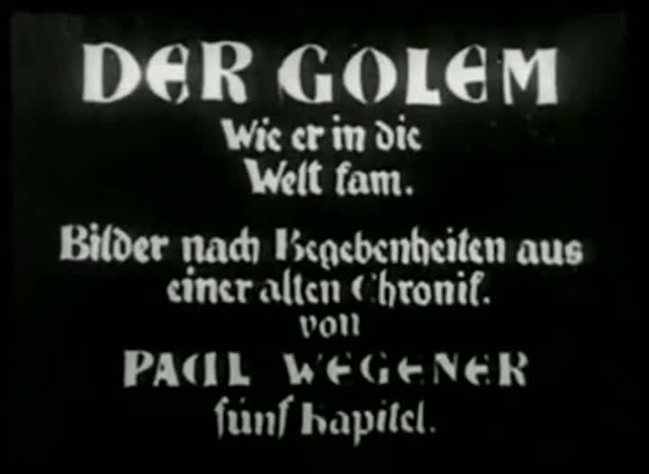Extrait vidéo du film  Le Golem