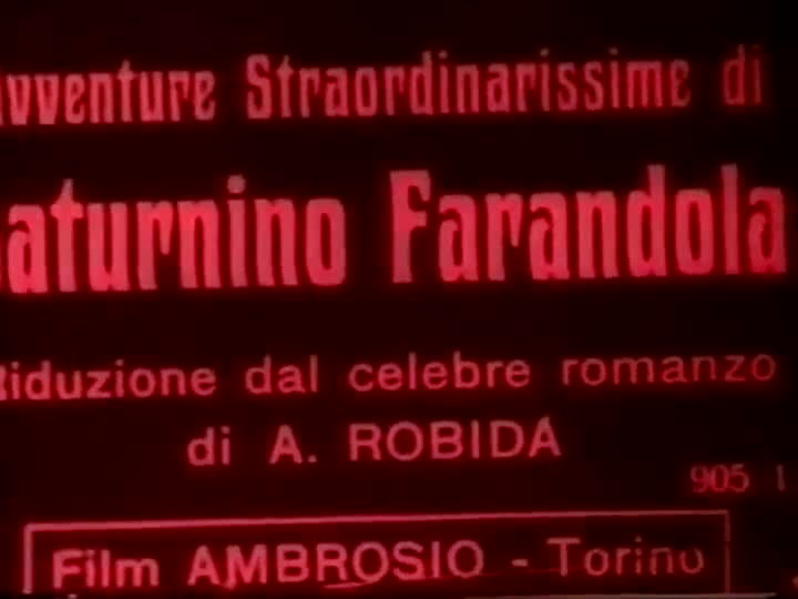 Extrait vidéo du film  Le Avventure Straordinarissime di Saturnino Farandola
