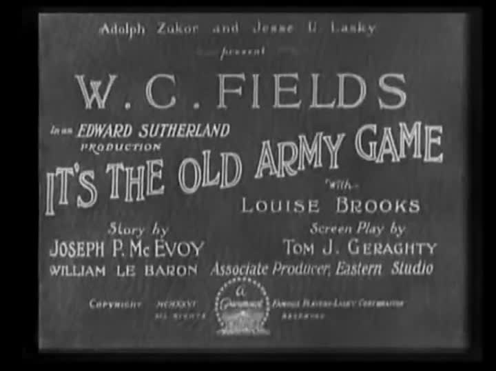 Extrait vidéo du film  It s the Old Army Game