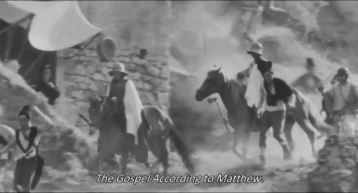 Un extrait du film  L Évangile selon saint Matthieu