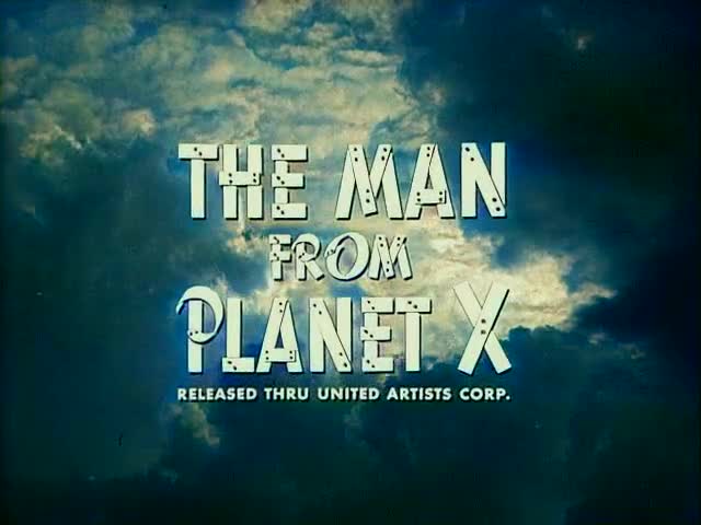 Un extrait du film	 The Man from Planet X