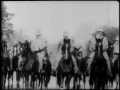 Mounted police charge