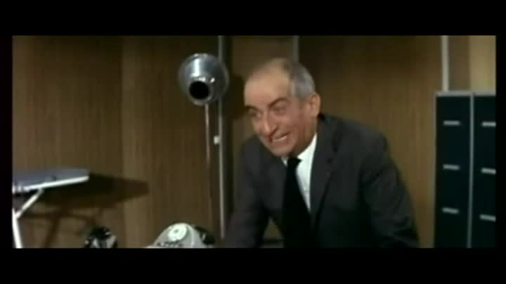 Un extrait du film  Fantômas se déchaîne