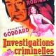 photo du film Investigations criminelles