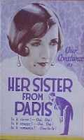 voir la fiche complète du film : Her Sister From Paris