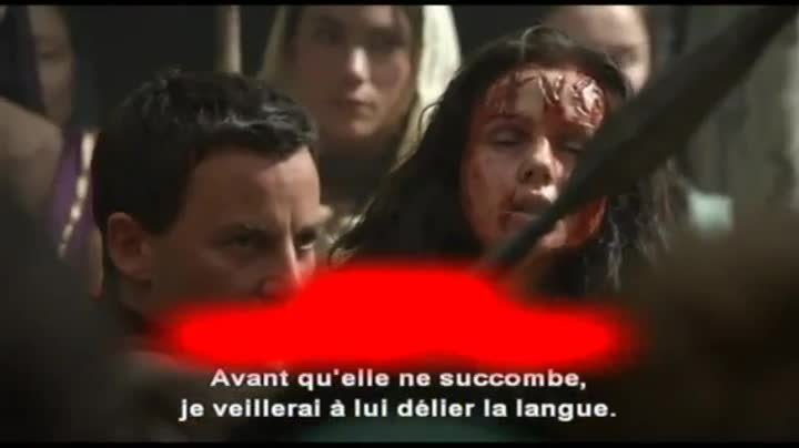 Un extrait de la série  Spartacus