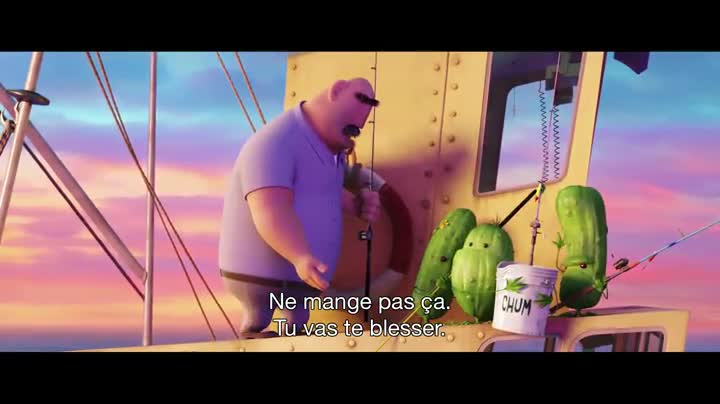 Extrait vidéo du film  L Île des Miam-nimaux - Tempête de boulettes géantes 2