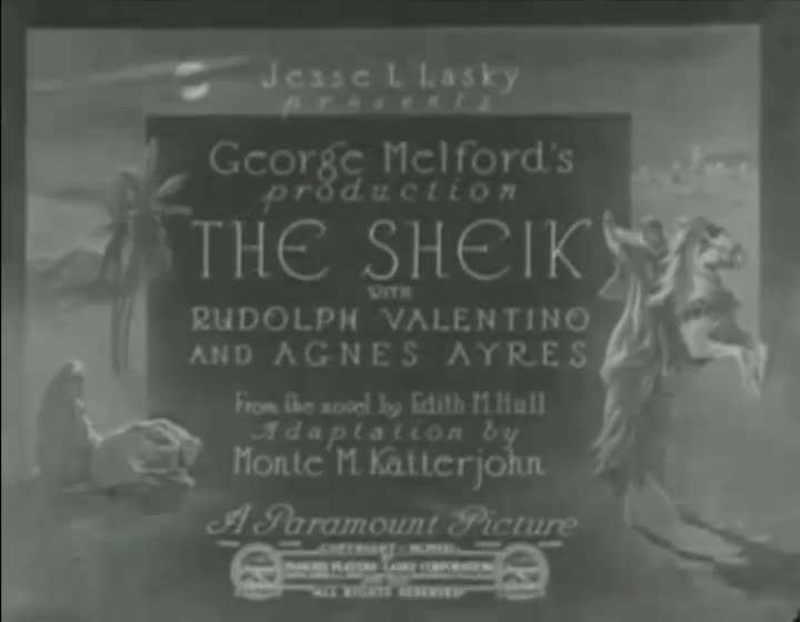 Extrait vidéo du film  Le cheik