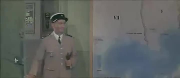 Un extrait du film  Le Gendarme se marie