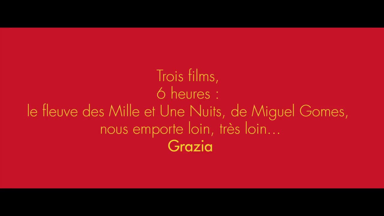Un extrait du film  Les Mille et une nuits - volume 3 : l enchanté