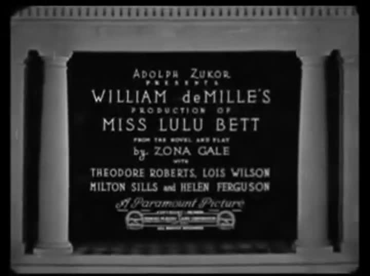 Extrait vidéo du film  Miss Lulu Bett