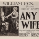photo du film Any Wife