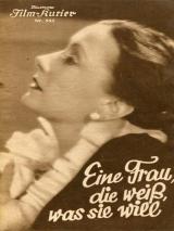 Eine Frau, Die Weiß, Was Sie Will