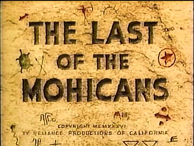 Un extrait du film	 Le Dernier des Mohicans