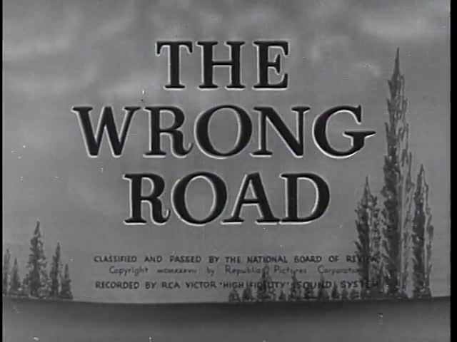 Extrait vidéo du film  The Wrong Road