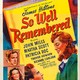 photo du film So Well Remembered