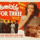photo du film Homicide for Three