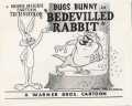 voir la fiche complète du film : Bedevilled Rabbit