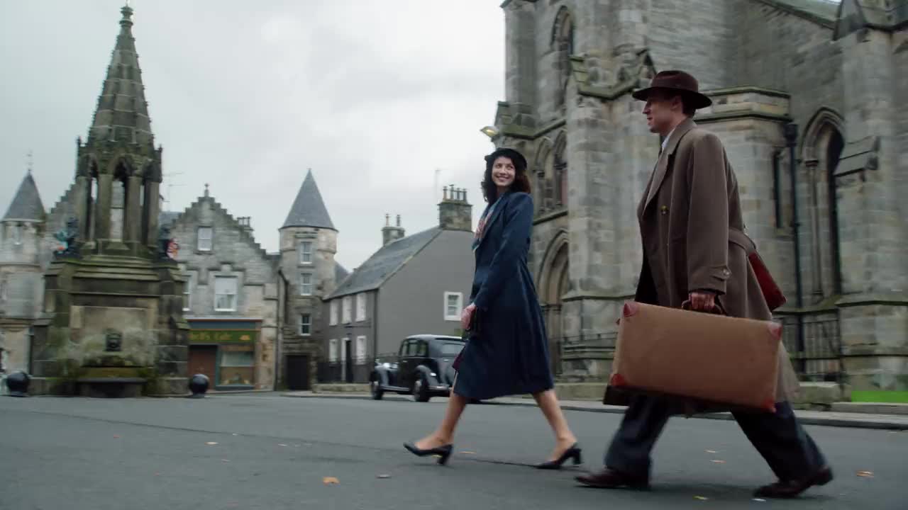 Un extrait de la série  Outlander