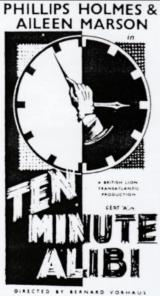 voir la fiche complète du film : Ten Minute Alibi