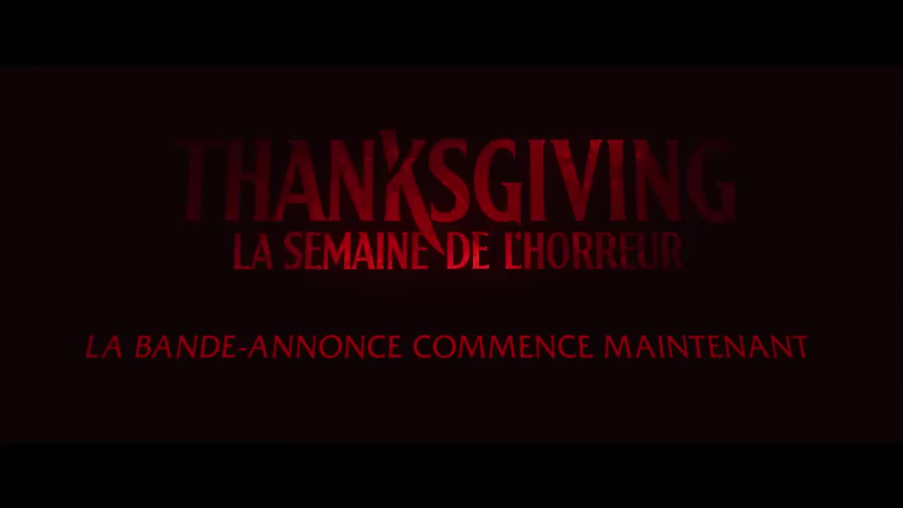 Extrait vidéo du film  Thanksgiving : la semaine de l horreur