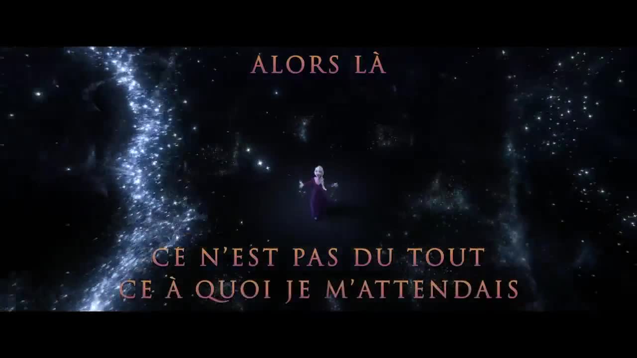Un extrait du film  La Reine des Neiges II