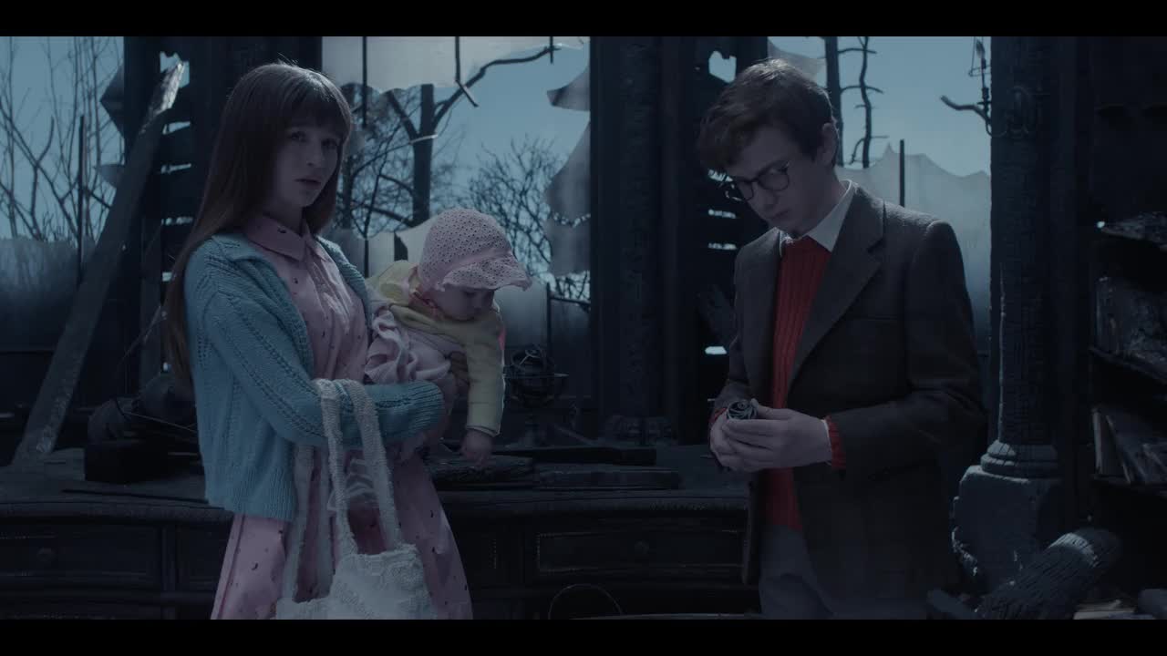 Un extrait de la série  Les désastreuses aventures des orphelins baudelaire