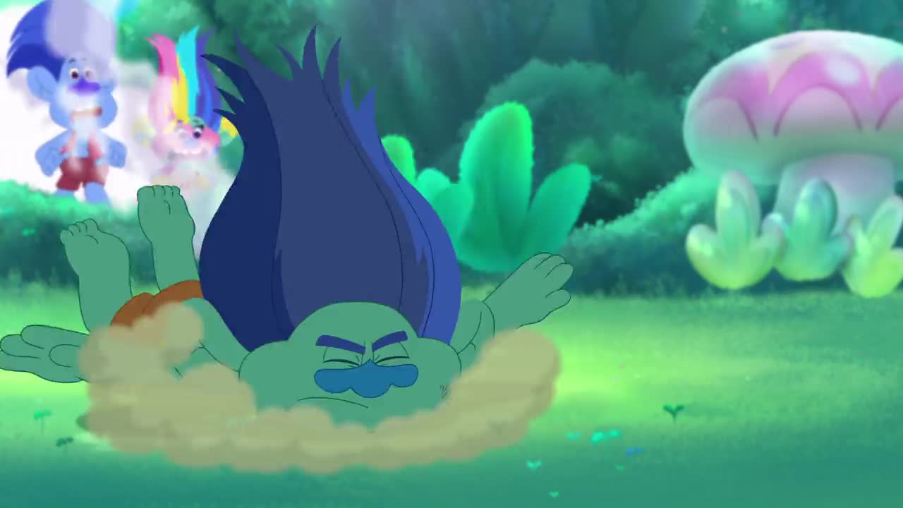 Un extrait de la série  Trolls : en avant la musique !