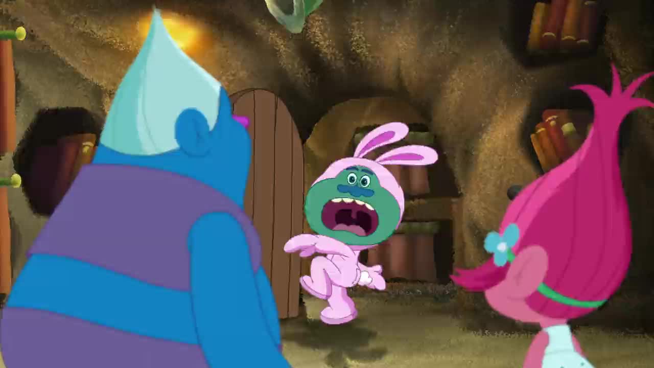Un extrait de la série  Trolls : en avant la musique !