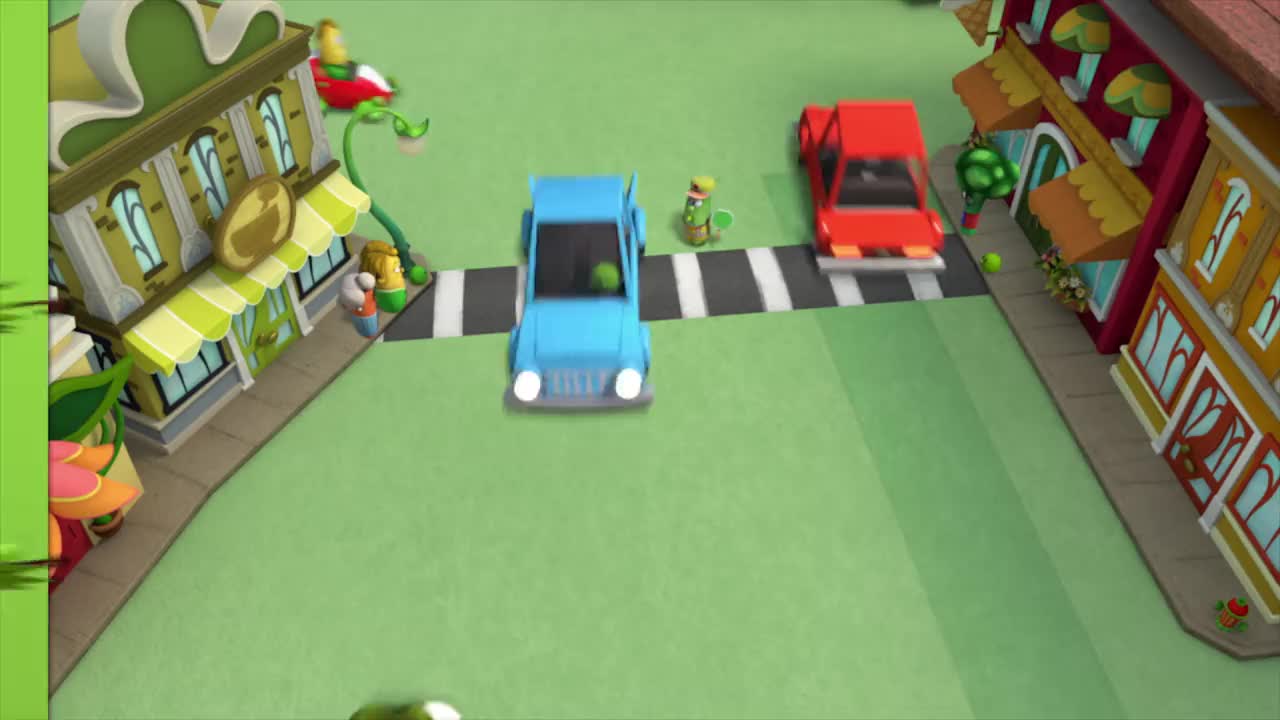 Un extrait de la série  Les végétaloufs dans la ville